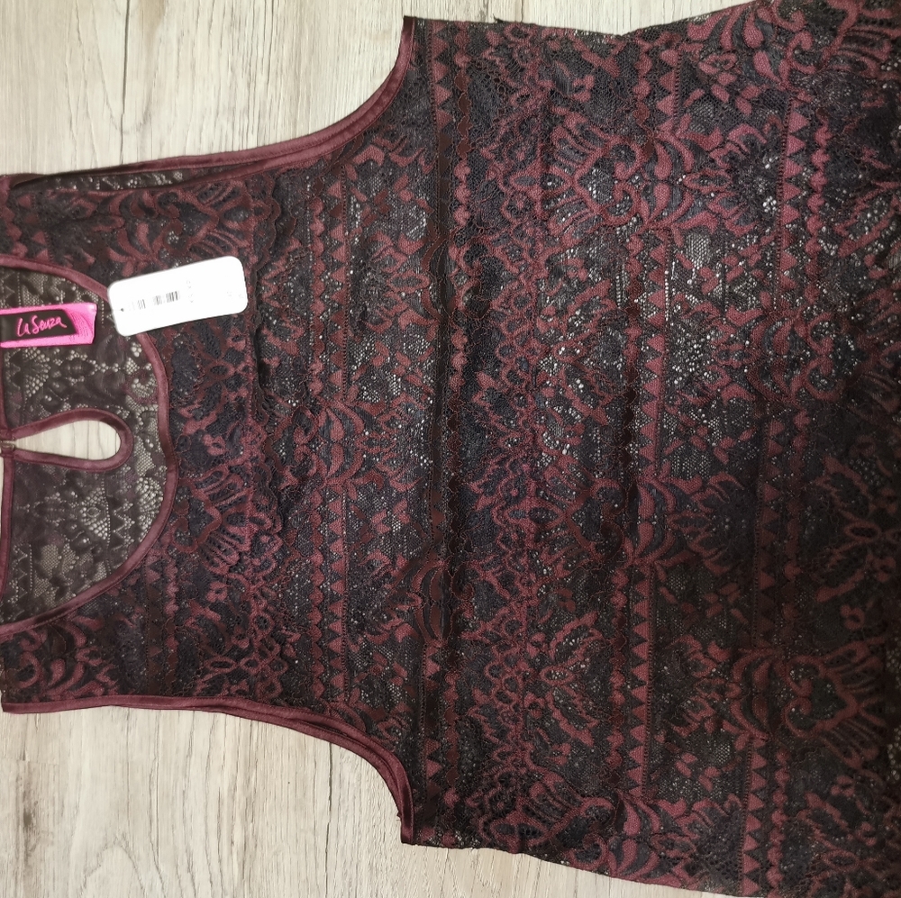 NWT, LaSenza sheer tank top, size xs